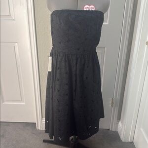 Ann Taylor Black Strapless Dress - Size 4